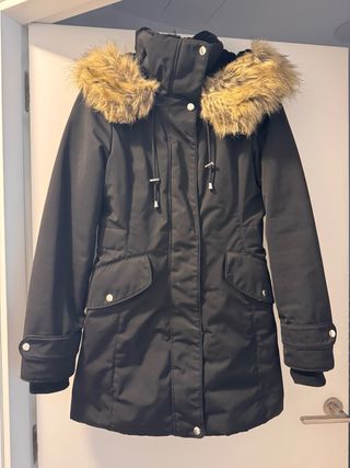 Chaqueta Zara Negra Invierno