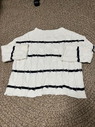 Jersey Zara Rayas Negras y Blancas