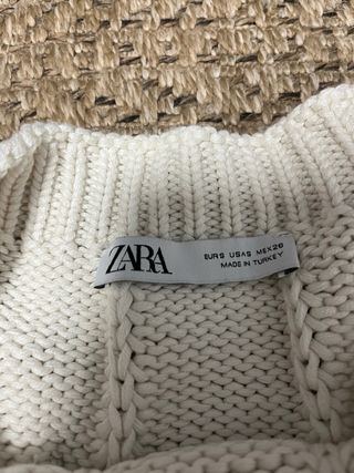 Jersey Zara Rayas Negras y Blancas