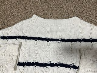 Jersey Zara Rayas Negras y Blancas