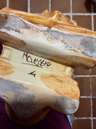 Jarra Figurativa Maestre Manises Cerámica