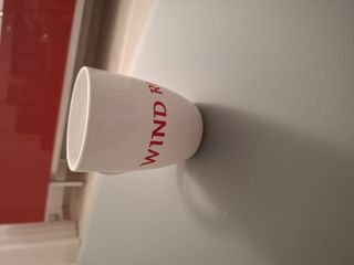 Taza Wind River con logo rojo