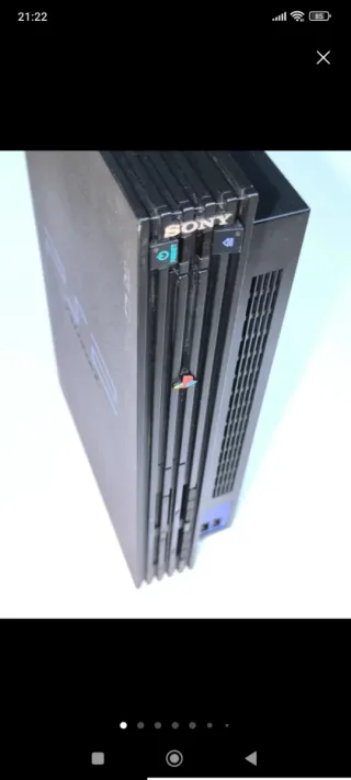 Consola Sony PlayStation 2 Nera