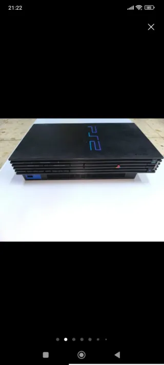 Consola Sony PlayStation 2 Nera