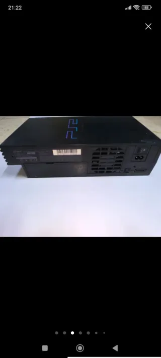 Consola Sony PlayStation 2 Nera