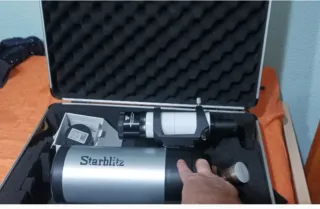 Tubo telescopio Starblitz 100/1400 más maletín alu