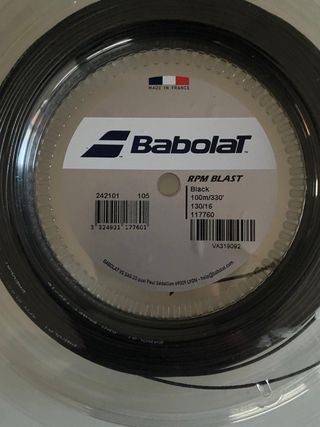 Cordaje Babolat RPM Blast Negro 100m