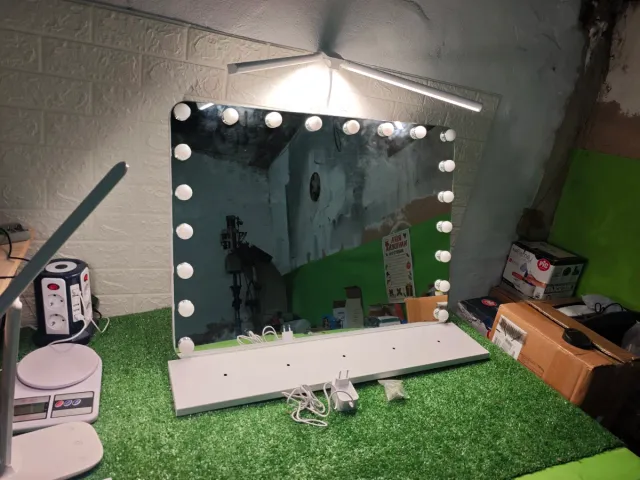 Espelho Hollywood com Luzes LED Bluetooth