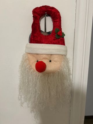 Babbo Natale da appendere in tessuto
