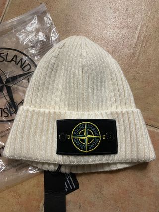 Gorro Stone Island Blanco
