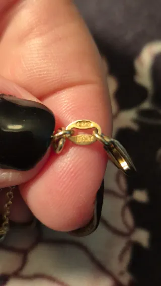 Pulsera Oro Chapado Plata con Piedras Rosas