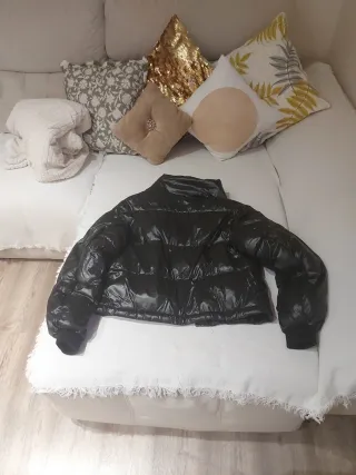Chaqueta acolchada negra talla S