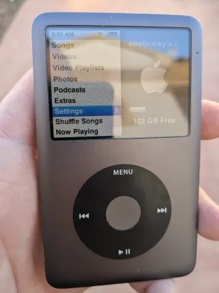 iPod Classic 160 GB 7ª Gen Negro A1238