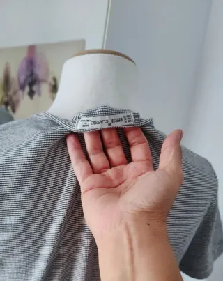 Sexy camiseta largas o vestido grandes aberturas