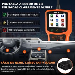VPOW K88 Lector OBD2 Coche