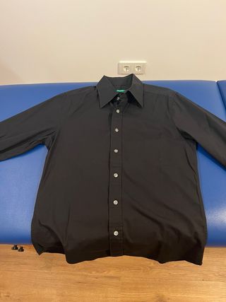Camisa Benetton Negra Talla M