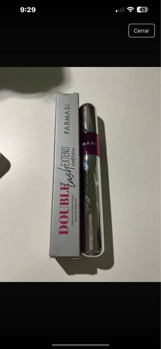 Máscara Farmasi Double Lash Extend Negra
