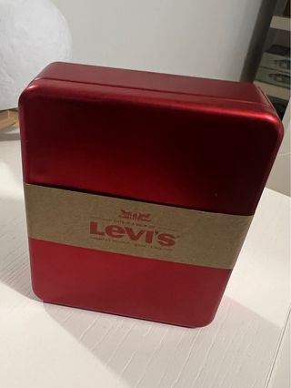 Cajita Monedero Billetera Levi's Roja