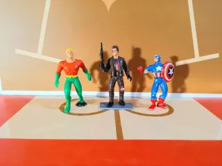 Lote Figuras Terminator, Aquaman, Comics Spain