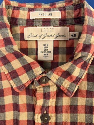 Camisa H&M cuadros M