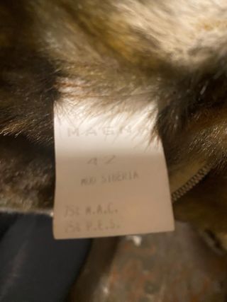 Abrigo imitación piel vuelta Magna Talla 42