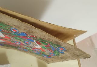 2 Pinturas Papel Corteza Arte Popular Mexicano