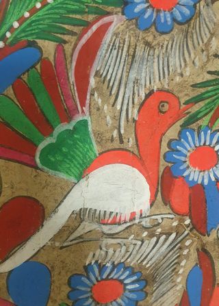 2 Pinturas Papel Corteza Arte Popular Mexicano