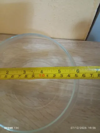 Porta oggetti in cristallo con coperchio