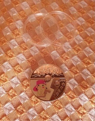 Moneda Pokémon Pikachu 1996