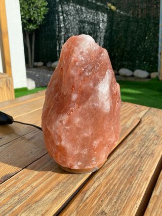 Lampade di sale rosa naturale dell'Himalaya