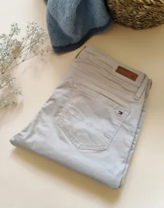 Vaquero beige M Tommy hilfiguer