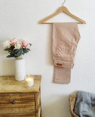 Vaquero beige M Tommy hilfiguer