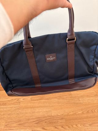 Portadocumentos Hackett London Azul y Marrón