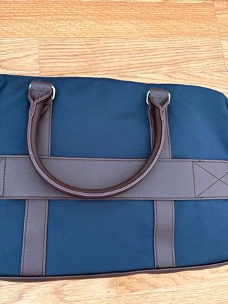 Portadocumentos Hackett London Azul y Marrón