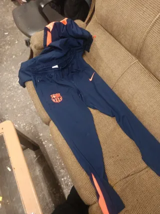 Chándal Nike Barça Oficial Azul Naranja