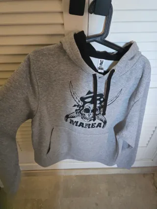 Sudadera con capucha Marea gris