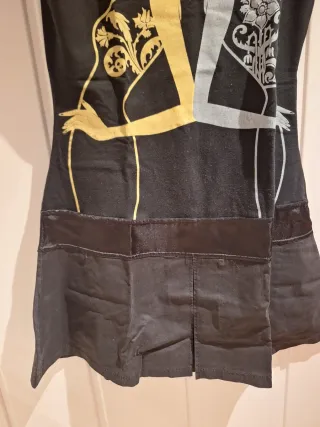 Vestido Custo Barcelona Mujer Negro Multicolor