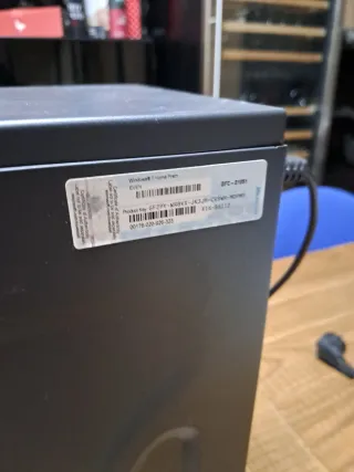 Computer da tavolo nero/argento