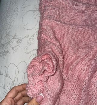 Zara Maglione Monospalla Rosa Taglia Unica