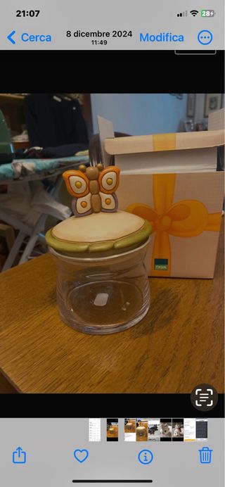 Zuccheriera Thun farfalla