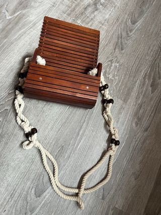 Bolso de madera Zara