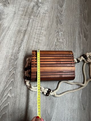 Bolso de madera Zara