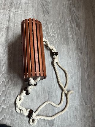 Bolso de madera Zara