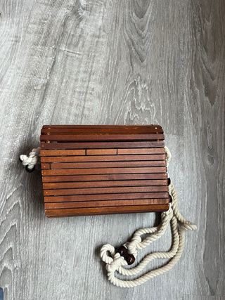 Bolso de madera Zara