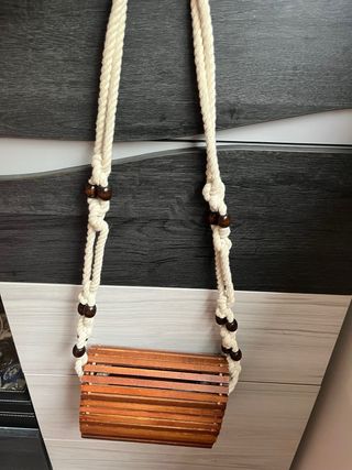 Bolso de madera Zara