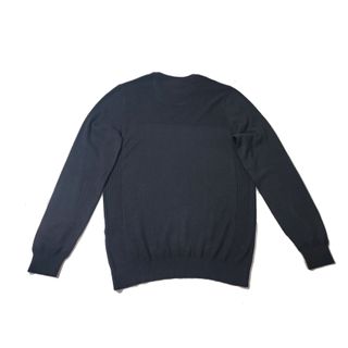 Adolfo Dominguez/ Jersey de cuello redondo negro M