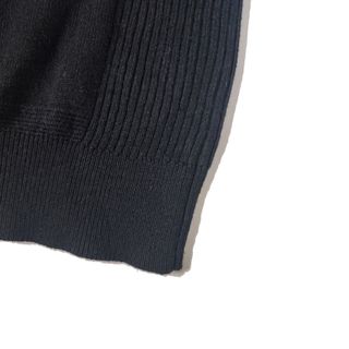 Adolfo Dominguez/ Jersey de cuello redondo negro M