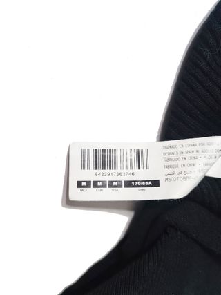 Adolfo Dominguez/ Jersey de cuello redondo negro M