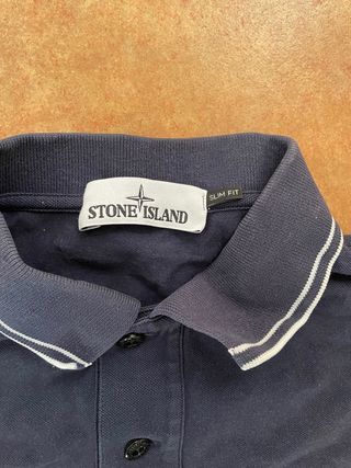 Polo Stone Island Azul