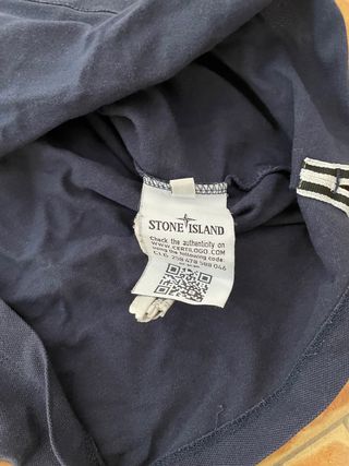 Polo Stone Island Azul